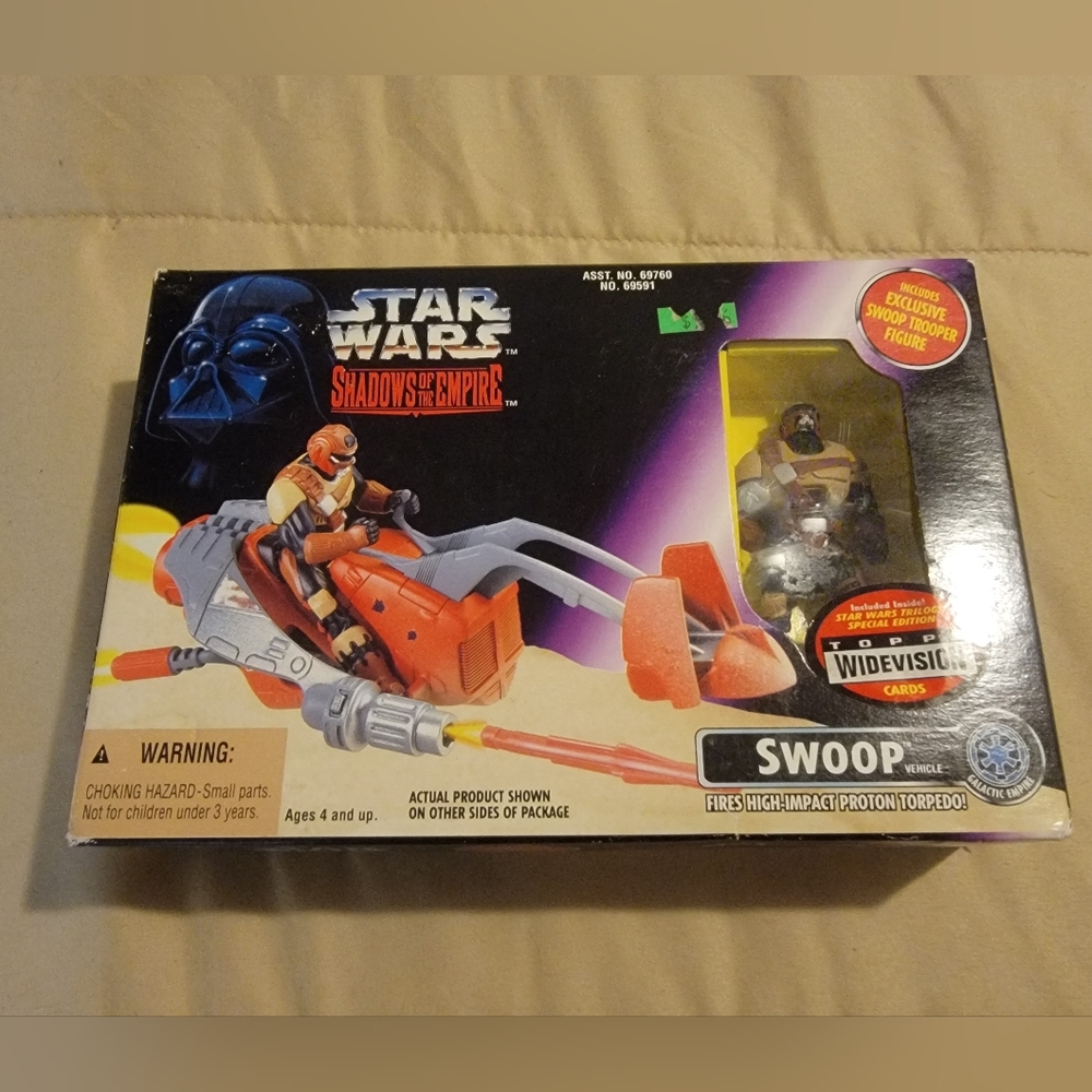 Vtg Star Wars Shadows of the Empire Kenner Swoop Vehicle Action Figure Playset